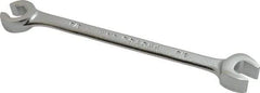 Proto - 3/8", Satin Finish, Combination Flare Nut Wrench - 6 Points, 5-11/16" OAL, Steel, Double End Head - Exact Industrial Supply