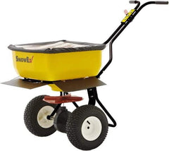 Trynex - 160 Lb Polyethylene Walk Behind Broadcast Landscape Spreader - 12" Pneumatic Wheels - Exact Industrial Supply