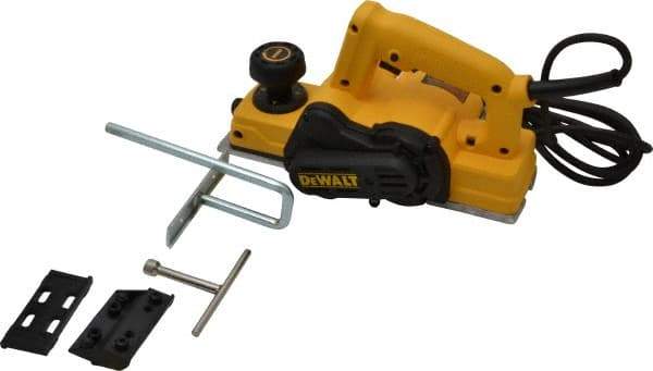 DeWALT - 120 and 240 Volt, 5.5 Amp, 17,000 RPM, Handheld Planer Kit - 1/16 Inch Depth of Cut, 3-1/4 Inch Wide - Exact Industrial Supply