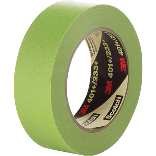 3M High Performance Green Masking Tape 401+ 48 mm × 55 m 6.7 mil Bulk - Exact Industrial Supply
