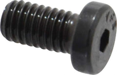 Value Collection - #10-32 UNF Hex Socket Drive, Low Socket Cap Screw - Alloy Steel, Black Oxide Finish, Fully Threaded, 3/8" Length Under Head - Exact Industrial Supply