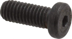Value Collection - #10-32 UNF Hex Socket Drive, Low Socket Cap Screw - Alloy Steel, Black Oxide Finish, Fully Threaded, 1/2" Length Under Head - Exact Industrial Supply