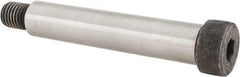 Value Collection - 1" Shoulder Diam x 5" Shoulder Length, 3/4-10 UNC, Hex Socket Shoulder Screw - 4140 Alloy Steel, Uncoated, 5/8" Head Height x 1-5/16" Head Diam - Exact Industrial Supply