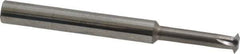Scientific Cutting Tools - 16 to 48 TPI, Internal/External Single Profile Thread Mill - 5/16" Noml Diam, 0.24" Cut Diam, 1/4" Shank Diam, 4 Flute, 0.153" Neck Diam, 0.8" Neck Length, 2-1/2" OAL, Bright Finish - Exact Industrial Supply