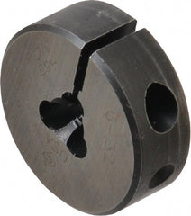 Cle-Line - #6-32 UNC High Speed Steel Round Adjustable Die - Exact Industrial Supply