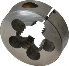 Cle-Line - 7/8-9 UNC High Speed Steel Round Adjustable Die - Exact Industrial Supply