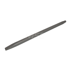 Hammer & Chipper Replacement Chisels; Type: Flat Chisel; Head Width (Decimal Inch): 1.0000; Shank Length: 24 in; Shank Diameter (Decimal Inch): 1.1250; Drive Type: Hex; Overall Length: 24.00; Shank Shape: Round; Material: Steel; For Use With: Ingersoll Ra