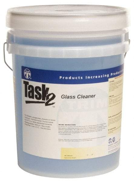 Master Fluid Solutions - 5 Gal Pail Glass Cleaner - 5 Gallon Water Based Cleaning Agent Glass Cleaner - Exact Industrial Supply