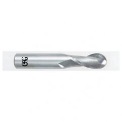 3/8" Dia. - 2-1/2" OAL - Carbide - Ball End HP End Mill-2 FL - Exact Industrial Supply