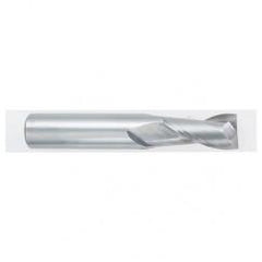 21/64 Dia. x 2-1/2 Overall Length 2-Flute Square End Solid Carbide SE End Mill-Round Shank-Center Cutting-TiALN - Exact Industrial Supply