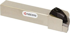 Kyocera - DWLN, Left Hand Cut, 95° Lead Angle, 3/4" Shank Height x 3/4" Shank Width, Negative Rake Indexable Turning Toolholder - 4-1/2" OAL, WN_G33, WN_M33 Insert Compatibility, Series DWLN - Exact Industrial Supply