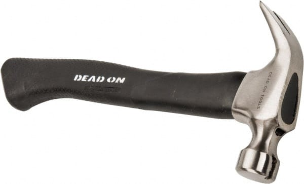 Dead On - 1 Lb Head, Curved Claw Hammer - Exact Industrial Supply