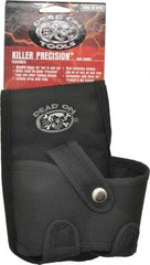 Dead On - 1 Pocket Tape Measure Holster - Polyester, Black, 5" Wide x 7" High - Exact Industrial Supply