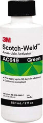 3M - 2 Fl Oz, Green Adhesive Activator - For Use with Threadlockers, Pipe Sealants, Retaining Compounds, Gasket Makers - Exact Industrial Supply