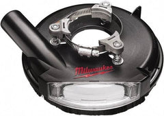 Milwaukee Tool - 7" Diam Grinder Dust Shroud - For Use with Sanders/Grinders - Exact Industrial Supply