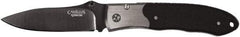 Clauss - 3" Blade, Drop Point Folding Knife - G-10, 1 Blade, 1 Edge - Exact Industrial Supply