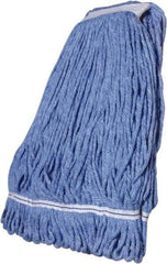 Ability One - 1-1/4" Large Blended Fiber Loop End Mop Head - 2 Ply, Clamp Jaw Connection - Exact Industrial Supply
