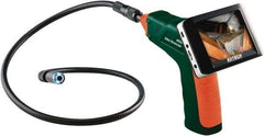 Extech - Video Borescope - 17 mm Probe Diameter, 3.5 Inch LCD Display, 320 x 240 Resolution - Exact Industrial Supply