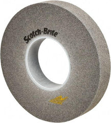 3M - 12" Diam, 4" Face Width, 5" Center Hole, Fine Grade, Silicon Carbide Deburring Wheel - Convolute, Soft Density 9 Grade, 3,000 RPM - Exact Industrial Supply