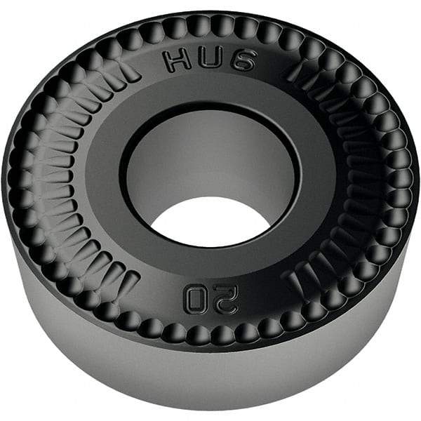 Walter - RCMX2507M0 HU6 Grade WPP20S Carbide Turning Insert - TiCN/Al2O3/TiN Finish, Round, 25mm Inscr Circle, 5/16" Thick - Exact Industrial Supply