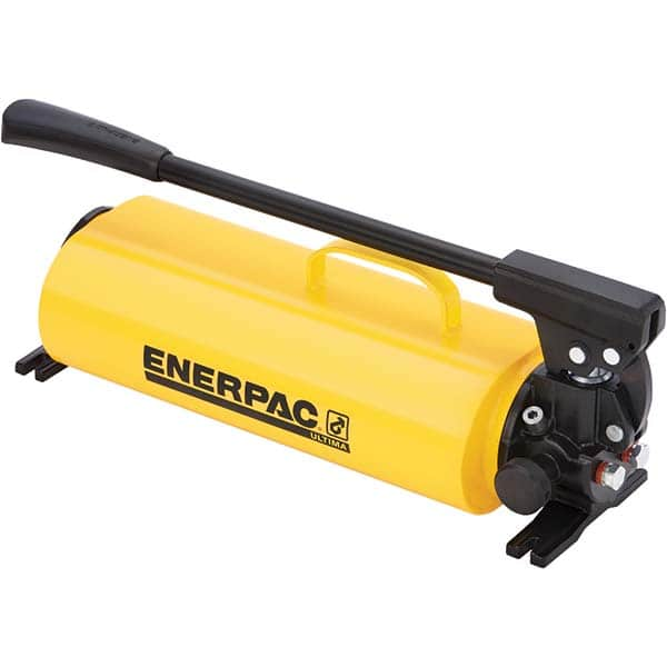 Enerpac - Manual Hydraulic Pumps Number of Stages: 2.000 Oil Volume Per Stroke (Cu. In.): 1.00 - Exact Industrial Supply