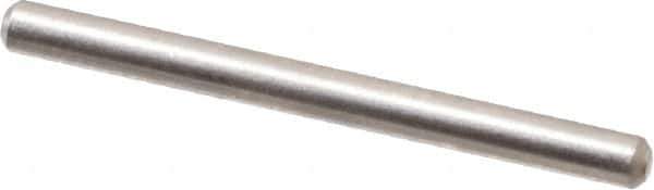Value Collection - 1/16" Diam x 3/4" Pin Length 316 Stainless Steel Standard Dowel Pin - Bright Finish, 2 Beveled End - Exact Industrial Supply