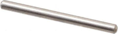 Value Collection - 1/16" Diam x 3/4" Pin Length 316 Stainless Steel Standard Dowel Pin - Bright Finish, 2 Beveled End - Exact Industrial Supply