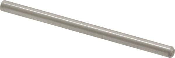 Value Collection - 1/16" Diam x 1" Pin Length 316 Stainless Steel Standard Dowel Pin - Bright Finish, 2 Beveled End - Exact Industrial Supply