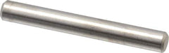 Value Collection - 1/8" Diam x 1" Pin Length 316 Stainless Steel Standard Dowel Pin - Bright Finish, 2 Beveled End - Exact Industrial Supply