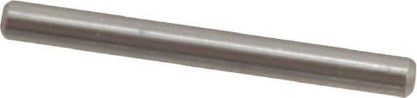 Value Collection - 1/8" Diam x 1-1/4" Pin Length 316 Stainless Steel Standard Dowel Pin - Bright Finish, 2 Beveled End - Exact Industrial Supply