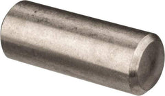 Value Collection - 3/16" Diam x 1/2" Pin Length 316 Stainless Steel Standard Dowel Pin - Bright Finish, 2 Beveled End - Exact Industrial Supply