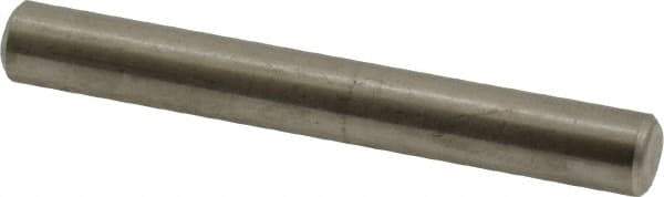 Value Collection - 1/4" Diam x 2" Pin Length 316 Stainless Steel Standard Dowel Pin - Bright Finish, 2 Beveled End - Exact Industrial Supply