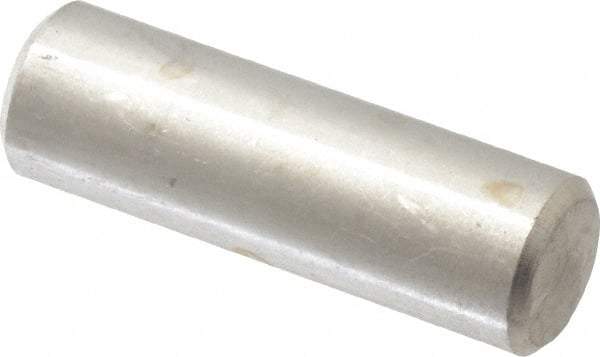 Value Collection - 5/16" Diam x 1" Pin Length 316 Stainless Steel Standard Dowel Pin - Bright Finish, 2 Beveled End - Exact Industrial Supply