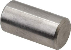 Value Collection - 3/8" Diam x 3/4" Pin Length 316 Stainless Steel Standard Dowel Pin - Bright Finish, 2 Beveled End - Exact Industrial Supply