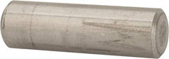 Value Collection - 3/8" Diam x 1-1/4" Pin Length 316 Stainless Steel Standard Dowel Pin - Bright Finish, 2 Beveled End - Exact Industrial Supply