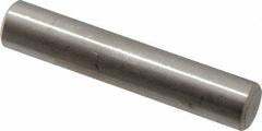 Value Collection - 3/8" Diam x 2" Pin Length 316 Stainless Steel Standard Dowel Pin - Bright Finish, 2 Beveled End - Exact Industrial Supply