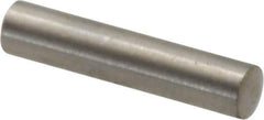 Value Collection - 3mm Diam x 14mm Pin Length 316 Stainless Steel Standard Dowel Pin - Bright Finish, 1 Rounded End - Exact Industrial Supply