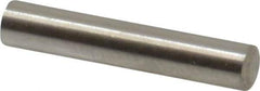 Value Collection - 3mm Diam x 16mm Pin Length 316 Stainless Steel Standard Dowel Pin - Bright Finish, 1 Rounded End - Exact Industrial Supply