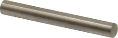 Value Collection - 3mm Diam x 24mm Pin Length 316 Stainless Steel Standard Dowel Pin - Bright Finish, 1 Rounded End - Exact Industrial Supply