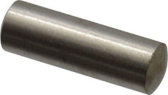 Value Collection - 4mm Diam x 12mm Pin Length 316 Stainless Steel Standard Dowel Pin - Bright Finish, 1 Rounded End - Exact Industrial Supply