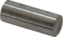 Value Collection - 8mm Diam x 20mm Pin Length 316 Stainless Steel Standard Dowel Pin - Bright Finish, 1 Rounded End - Exact Industrial Supply