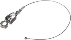 Quantum Storage - Open Shelving Accessory/Component - Zinc, Zinc Finish, 17" Long, Use with Wire Shelving Units - Exact Industrial Supply