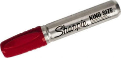 Dymo - Red Permanent Marker - Chisel Tip, AP Nontoxic Ink - Exact Industrial Supply