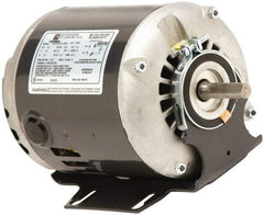 US Motors - 1/4 Max hp, 1,200 Max RPM, Split Phase Electric AC DC Motor - 208-230 V Input, Single Phase, 56 Frame, 5/8" Shaft Diam, Belly Band Mount, ODP Enclosure - Exact Industrial Supply
