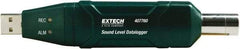 Extech - A and C Frequency Weight, LED Display Datalogging Sound Meter - 30 to 130 Decibels - Exact Industrial Supply