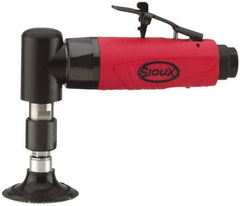 Sioux Tools - 1/4" Collet, Angle Handle, Angle Air Die Grinder - 12,000 RPM, Rear Exhaust, 11 CFM, 0.3 hp, 6.21 bar, 1/4 NPT - Exact Industrial Supply