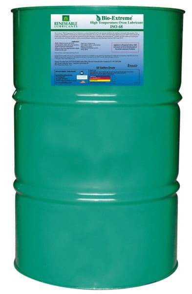 Renewable Lubricants - 55 Gal Drum Synthetic/Graphite Lubricant - White, -28°F to 2,000°F, Food Grade - Exact Industrial Supply