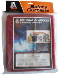 Steiner - 4' High x 6' Wide Vinyl Welding Curtain - Orange - Exact Industrial Supply