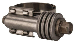 Value Collection - 11/16 to 1-1/4" Hose, 9/16" Wide x 0.6" Thick, Constant Torque Clamp - 11/16 to 1-1/4" Diam, Grade 301 & 410 Stainless Steel Screw - Exact Industrial Supply