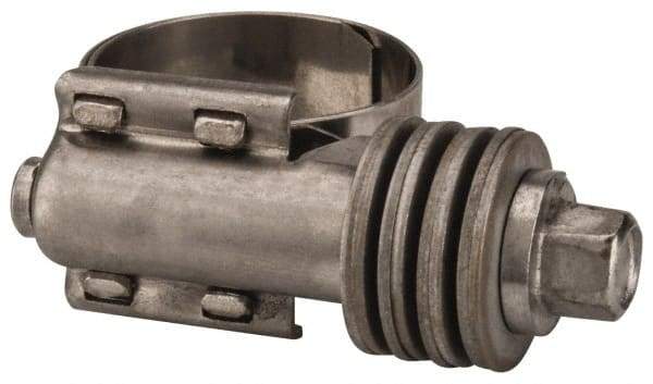 Value Collection - 9/16 to 1-1/16" Hose, 9/16" Wide x 0.6" Thick, Constant Torque Clamp - 9/16 to 1-1/16" Diam, Grade 301 & 410 Stainless Steel Screw - Exact Industrial Supply